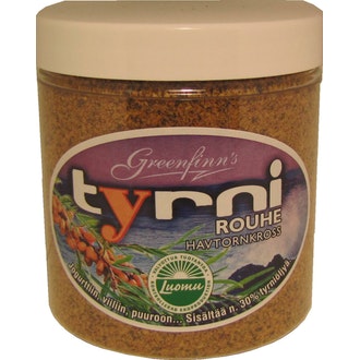GreenFinn's Tyrnirouhe 80g luomu kalorit ja ravintosisältö - 428 kcal