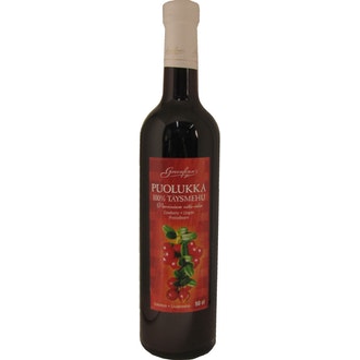 GreenFinn's Puolukka 100% täysmehu 50cl kalorit ja ravintosisältö - 70 kcal