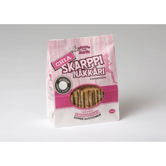 Skarppi näkkileipä 200g Chia kalorit ja ravintosisältö - 445 kcal