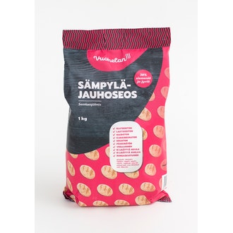 Vuohelan sämpyläjauhoseos 1kg gluteeniton kalorit ja ravintosisältö