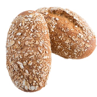 Vuohelan gluteeniton Kaura-porkkanasämpylä 2kpl/160g kalorit ja ravintosisältö