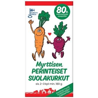Myrttisen Suolakurkku 2kpl 180g kalorit ja ravintosisältö