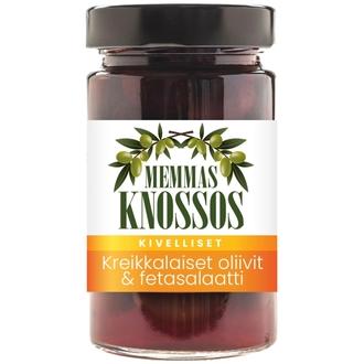 Memmas Knossos Kreikkalaiset oliivit ja fetasalaatti 290g/180g kalorit ja ravintosisältö