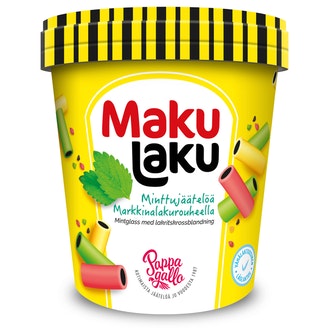 Pappagallo 0,5l MakuLaku-Minttujäätelö kalorit ja ravintosisältö