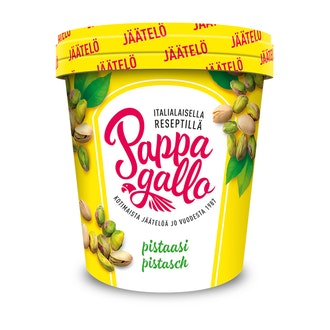 Pappagallo Pistaasijäätelö 500 ml laktoo kalorit ja ravintosisältö