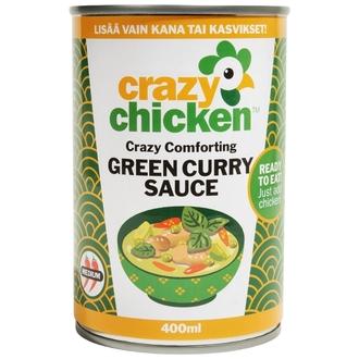 Crazy Chicken Green Curry Sauce - vihreä currykastike, 400 ml kalorit ja ravintosisältö