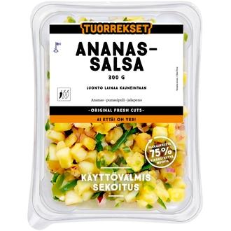 Tuorrekset Ananassalsa 300 g kalorit ja ravintosisältö
