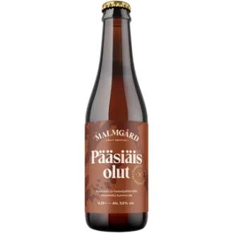 Malmgård Pääsiäisolut 5,5% olut 0,33l pullo kalorit ja ravintosisältö