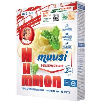 Mummon muusi 210g perunamuusijauhe kalorit ja ravintosisältö - 350 kcal