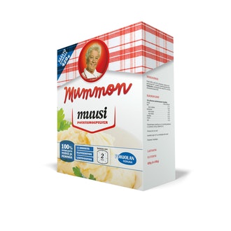 Mummon muusi perunamuusijauhe 420g kalorit ja ravintosisältö - 350 kcal