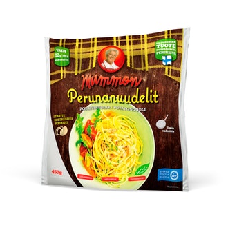 Mummon perunanuudeli 450g pakaste kalorit ja ravintosisältö - 55 kcal