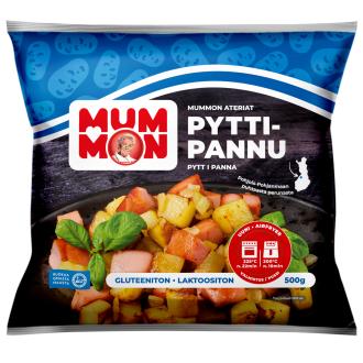 Mummon Pyttipannu 500 g, pakaste kalorit ja ravintosisältö - 150 kcal