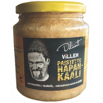 Deliciest Villen paistettu hapankaali 530g kalorit ja ravintosisältö
