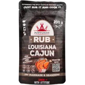 Poppamies Rub Louisiana Cajun mausteseos 200g kalorit ja ravintosisältö