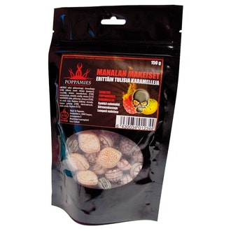 Poppamies Manalan makeiset 150g kalorit ja ravintosisältö - 396 kcal