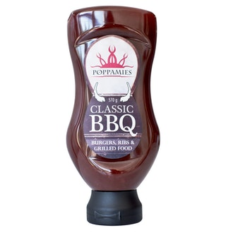 Poppamies BBQ Sauce Classic BBQ grillikastike 570g kalorit ja ravintosisältö - 146 kcal