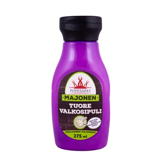 Poppamies Majonen Tuore valkosipuli 275ml kalorit ja ravintosisältö - 466 kcal