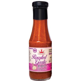 Poppamies BBQ Sauce Roasted Garlic grillikastike 345g kalorit ja ravintosisältö
