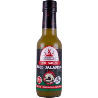 Poppamies Hot Sauce Aged Jalapeno chilikastike 150ml kalorit ja ravintosisältö