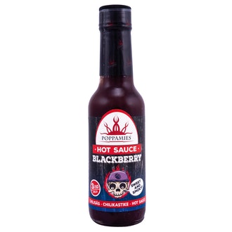 Poppamies Blackberry Hot Sauce chilikastike 150ml kalorit ja ravintosisältö - 172 kcal