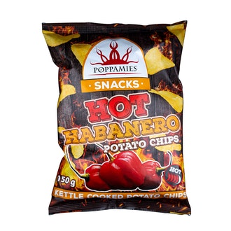 Poppamies Hot habanero perunalastut 150g kalorit ja ravintosisältö