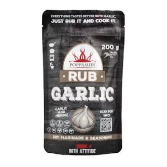 Poppamies Rub Garlic mausteseos 200g