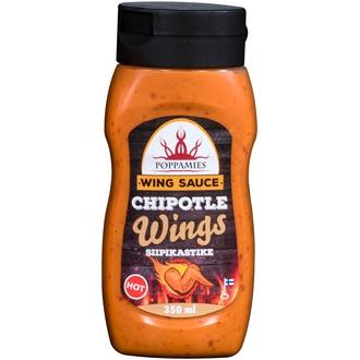 Poppamies Wing sauce chipotle siipikastike 340g kalorit ja ravintosisältö - 167 kcal