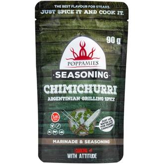 Poppamies Seasoning Chimichurri mausteseos 90g kalorit ja ravintosisältö - 273 kcal