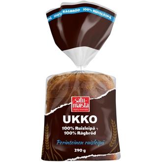 Satumaista 290g Ukko 100% Ruisleipä kalorit ja ravintosisältö