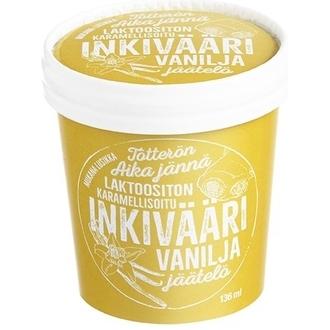 Tötterö 136Ml Laktoositon Vaniljajäätelö Inkiväärikastikkeella kalorit ja ravintosisältö
