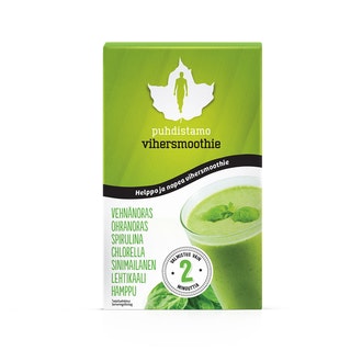 Puhdistamo vihersmoothie 150g kalorit ja ravintosisältö - 490 kcal