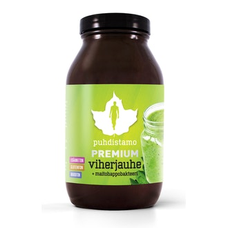 Puhdistamo premium viherjauhe 120g kalorit ja ravintosisältö - 252 kcal