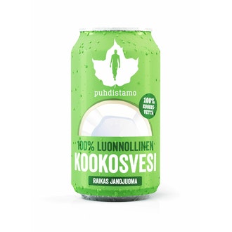 Puhdistamo Kookosvesi Perinteinen 310ml kalorit ja ravintosisältö - 23 kcal