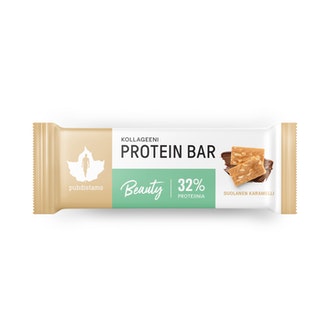 Puhdistamo Kollageeni Beauty proteiinipatukka 30g suolainen karamelli kalorit ja ravintosisältö - 408 kcal
