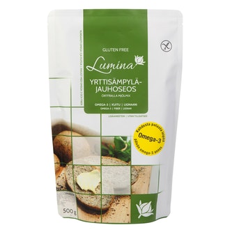 Lumina yrttisämpyläjauhoseos 500g gluteeniton kalorit ja ravintosisältö