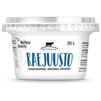 Suonenjoen raejuusto 200g 2% kalorit ja ravintosisältö - 83 kcal