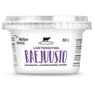Suonenjoen raejuusto 2% 200g laktoositon kalorit ja ravintosisältö - 83 kcal