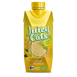 Juicy Oats mango-kaurajuoma 250ml luomu kalorit ja ravintosisältö