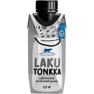 Maitomaa Lakutonkka lakritsinmakuinen herkkumaitojuoma, UHT, laktoositon 2,5 dl kalorit ja ravintosisältö - 50 kcal