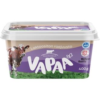 Vapaa Raejuusto 2% laktoositon 400g kalorit ja ravintosisältö - 83 kcal