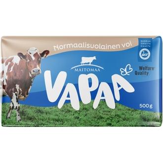 Vapaa voi normaalisuolainen 500g kalorit ja ravintosisältö - 720 kcal
