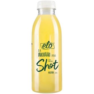 ELO Cold Pressed Inkivääri 500ml kalorit ja ravintosisältö