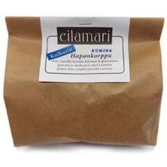 Eilamari Kulkurin Kuminahapankorppu 150 g, ohut, juurella leivottu, hiivaton ja gluteeniton kalorit ja ravintosisältö - 315 kcal