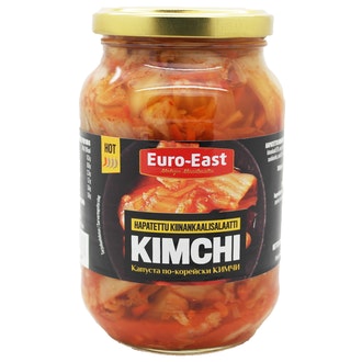 Euro-East Hapatettu kiinankaalisalaatti Kimchi, Gluteeniton 440g kalorit ja ravintosisältö