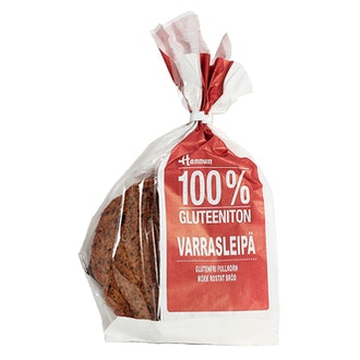Hannun varrasleipä 130g gluteeniton kalorit ja ravintosisältö - 256 kcal