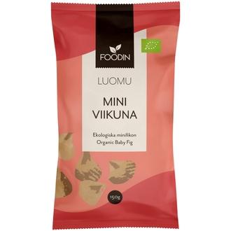 Foodin Mini Viikuna, luomu 150g kalorit ja ravintosisältö