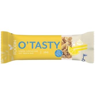 Foodin O`Tasty Sitruuna-Kaurapatukka 25g kalorit ja ravintosisältö