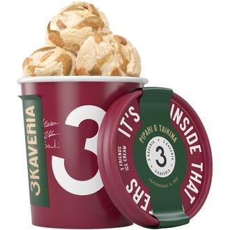 3 Kaveria Laktoositon Pipari & Taikina jäätelö 500ml/400g kalorit ja ravintosisältö