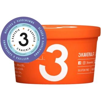 3 Kaverin Jäätelö 170Ml Mustikka &amp; Kardemumma