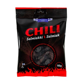 Finlandia Candy Chilisalmiakki 110g kalorit ja ravintosisältö